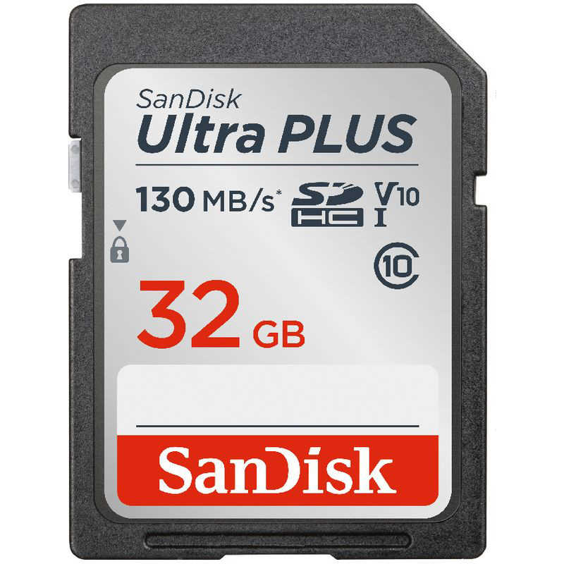 サンディスク サンディスク SDHCカード ウルトラプラス (32GB) SDSDUW3-032G-JNJIN SDSDUW3-032G-JNJIN