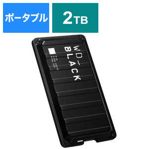 WESTERN DIGITAL 外付けSSD ゲーム用 WD_Black P50 Game Drive SSD ブラック ポータブル型 2TB WDBA3S0020BBKJESN