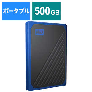 WESTERN DIGITAL 【アウトレット】ポータブルSSD My Passport Go 500GB WDBMCG5000ABT-JESN