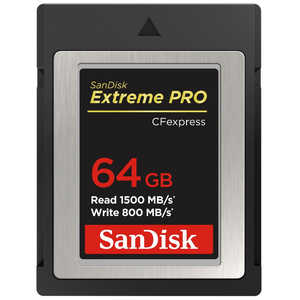 サンディスク CFexpress Type B カード エクトリーム プロ 64GB SDCFE-064G-JN4NN