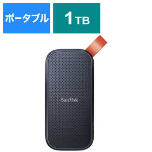 サンディスク 外付けSSD USB-A接続 ブラック/オレンジ [ポｰタブル型 /1TB] SDSSDE30-1T00-J25