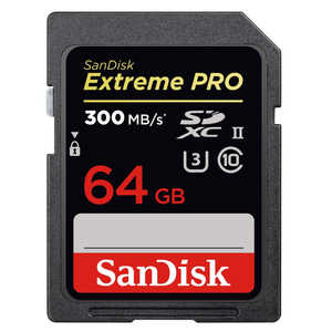 サンディスク SDXCカード エクストリーム プロ (64GB/Class10) SDSDXDK-064G-JNJIP
