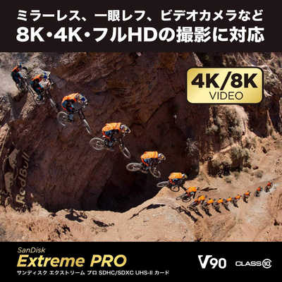 サンディスク SDXCカード エクストリーム プロ (128GB/Class10 
