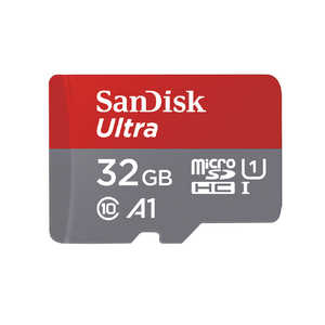 サンディスク SanDisk ウルトラ microSDHC UHS-Iカード 32GB SDSQUAR-032G-JN3MA