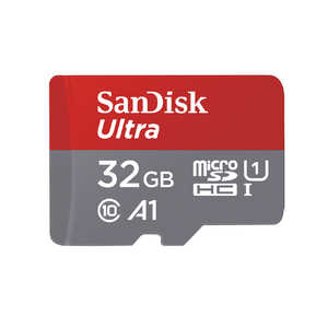 サンディスク SanDisk ウルトラ microSDHC UHS-Iカード 32GB SDSQUAR032GJN3MA