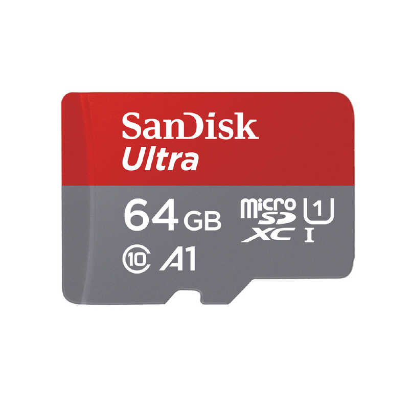 サンディスク サンディスク SanDisk ウルトラ microSDXC UHS-Iカード 64GB SDSQUAR-064G-JN3MA SDSQUAR-064G-JN3MA