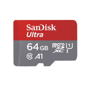 サンディスク SanDisk ウルトラ microSDXC UHS-Iカード 64GB SDSQUAR064GJN3MA