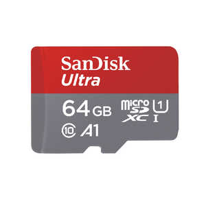 サンディスク SanDisk ウルトラ microSDXC UHS-Iカード 64GB SDSQUAR-064G-JN3MA
