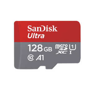 サンディスク SanDisk ウルトラ microSDXC UHS-Iカｰド 128GB SDSQUAR-128G-JN3MA