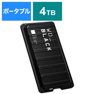 WESTERN DIGITAL 外付けSSD USB-C+USB-A接続 ゲーム用 ブラック [ポータブル型 /4TB] WDBA3S0040BBK-JESN