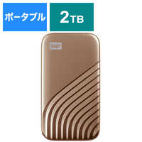 外付けハードディスク・ドライブ WDBAGF0020BBL-JESN WDBAGF0020BBL-JESN 外付けSSD USB-C＋USB-A接続 My Passport SSD 2020