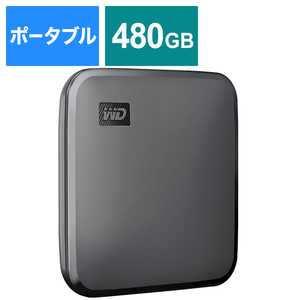 WESTERN DIGITAL 外付けSSD USB-A接続 WD Elements SE SSD 480GB ポータブル型 ブラック WDBAYN4800ABKJESN