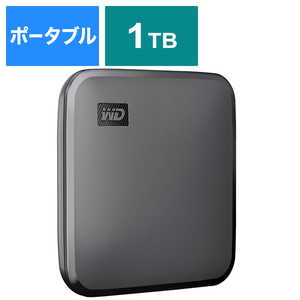 WESTERN DIGITAL 外付けSSD USB-A接続 WD Elements SE SSD 1TB ポータブル型 ブラック WDBAYN0010BBKJESN
