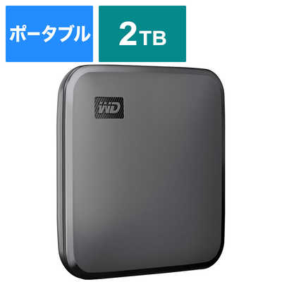 WESTERN DIGITAL 外付けSSD USB-A接続 WD Elements SE SSD 2TB  