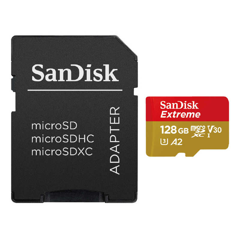 サンディスク サンディスク microSDXCカード Extreme (Class10/128GB) SDSQXAA-128G-JN3MD SDSQXAA-128G-JN3MD