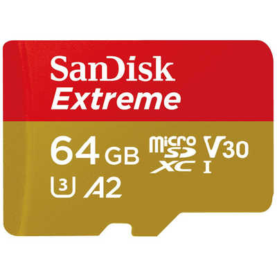 サンディスク microSDXCカード Extreme (Class10/64GB) SDSQXAH