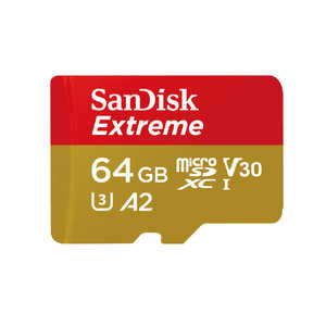ǥ microSDXC Extreme (Class10/64GB) SDSQXAH-064G-JN3MD