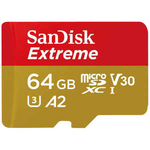 サンディスク microSDXCカード Extreme (Class10/64GB) SDSQXAH-064G-JN3MD