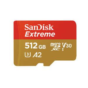 サンディスク microSDXCカード Extreme (Class10/512GB) SDSQXAV-512G-JN3MD