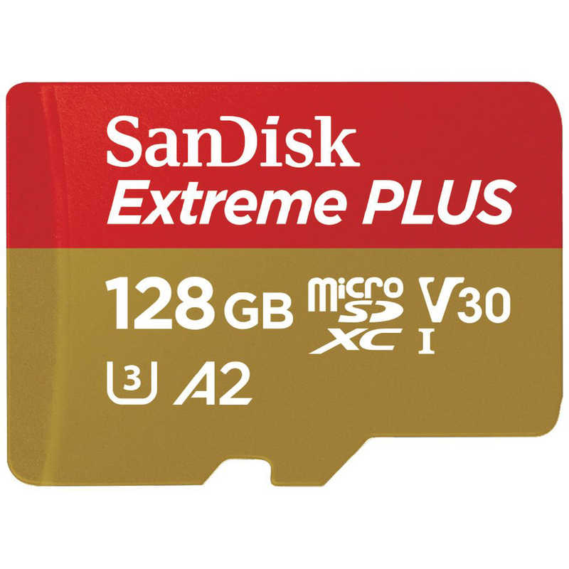 サンディスク サンディスク microSDXCカード Extreme PLUS (Class10/128GB) SDSQXBD-128G-JB3MD SDSQXBD-128G-JB3MD