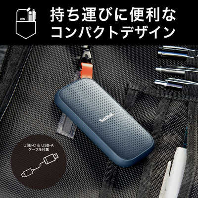 サンディスク SanDisk ポータブルSSD 2TB SDSSDE30-2T00