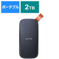 SanDisk ポータブルSSD 2TB SDSSDE30-2T00-J27 サンディスク ポータブルSSD 2TB ［ポータブル型］ SDSSDE30-2T00-J27