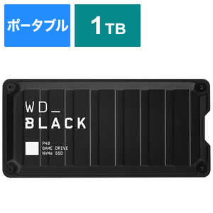 WESTERN DIGITAL 外付けSSD WD＿BLACK P40 Game Drive SSD ［1TB ポータブル型］ WDBAWY0010BBK-JESN