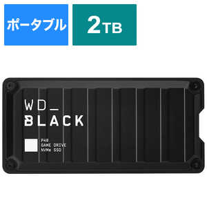 WESTERN DIGITAL 外付けSSD WD＿BLACK P40 Game Drive SSD ［2TB ポータブル型］ WDBAWY0020BBK-JESN