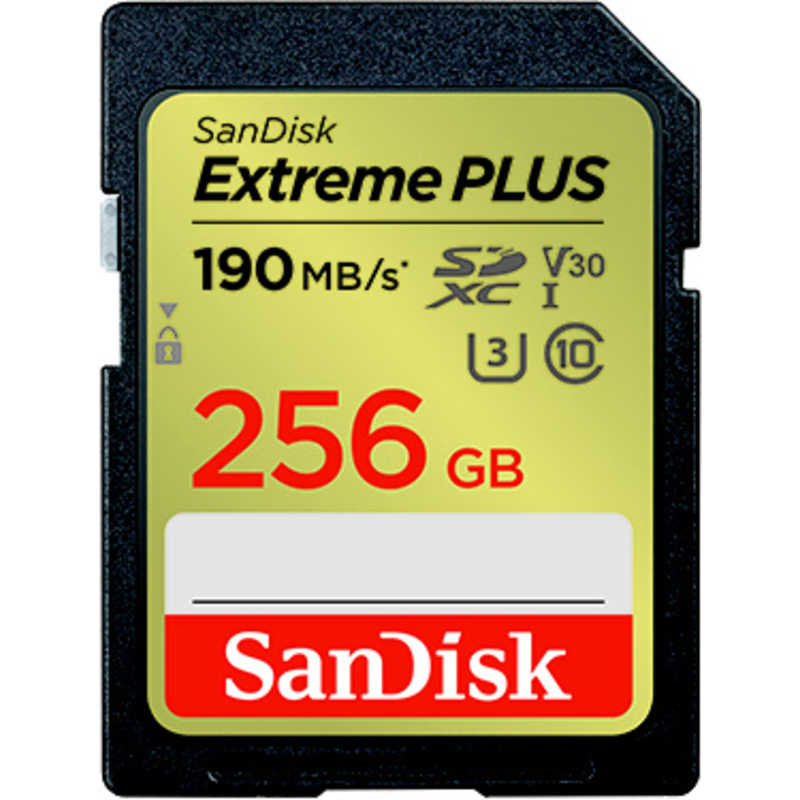 サンディスク サンディスク SDXCカード Extreme PLUS (Class10/256GB) SDSDXWA-256G-JNJIP SDSDXWA-256G-JNJIP