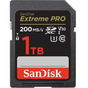 サンディスク SanDisk Extreme PRO SDXC UHS-Iカード[Class10 /1TB] SDSDXXD-1T00-JNJIP