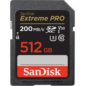 サンディスク SDXCカード Extreme PRO (Class10/512GB) SDSDXXD-512G-JNJIP
