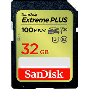 サンディスク SDHCカード Extreme PLUS (Class10/32GB) SDSDXWT-032G-JNJIP