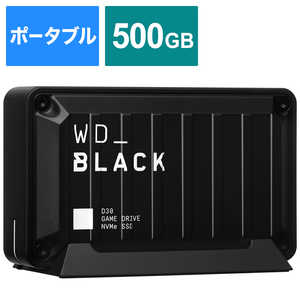 WESTERN DIGITAL 外付けSSD USB-A接続 (PS5/PS4対応) WD BLACK ブラック [500GB /ポータブル型] WDBATL5000ABK-JESN