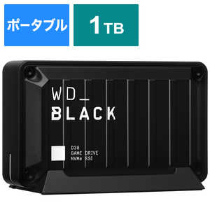 WESTERN DIGITAL 外付けSSD USB-A接続 (PS5/PS4対応) WD BLACK ブラック [1TB /ポータブル型] WDBATL0010BBK-JESN