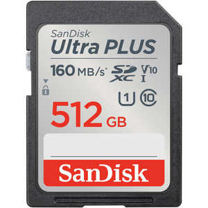 サンディスク SDXCカード Ultra PLUS (Class10/512GB) SDSDUWL-512G-JN3IN サンディスク SDXCカード Ultra PLUS (Class10/512GB) SDSDUWL-512G-JN3IN