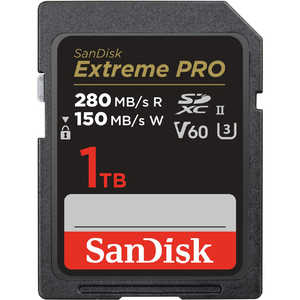TfBXN SanDisk Extreme PRO UHS-II V60mClass10 /1TBn SDSDXEP-1T00-JNJIP
