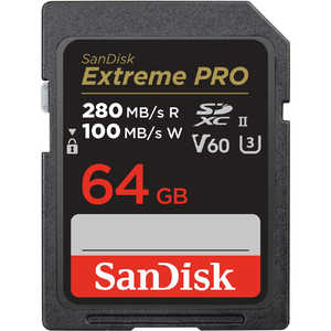 ǥ SanDisk Extreme PRO UHS-II V60 Class10 /64GB SDSDXEP-064G-JNJIP