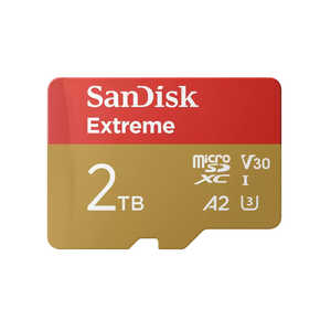 サンディスク Extreme microSDXC UHS-Iカード 2TB SDSQXAV-2T00-JN3MD
