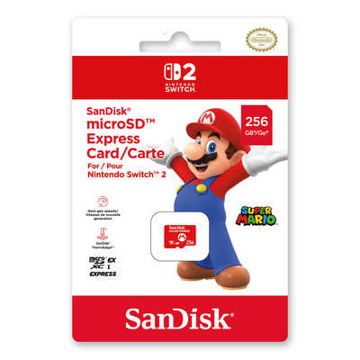 美品 Nintendo Switch有機ELモデル MicroSD・純正ポーチ付 サンディスク 【純正】SanDisk microSD Express Card 256GB for