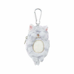 りぶはあと くびねっこ コンパクトポーチ サバトラ りぶはあと くびねっこ コンパクトポーチ サバトラ