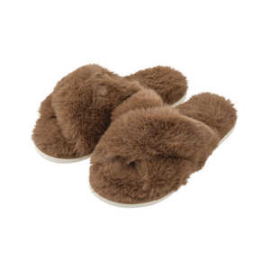 りぶはあと ルルファースリッパTEDDYBROWN 22210-32 りぶはあと ルルファースリッパTEDDYBROWN 22210-32