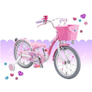 アイデス 子供用自転車 16型 ミニーマウス・ポルカドット 16 Minnie Mouse polka-dot 16 00313(対象年齢：3～7歳)【組立商品につき返品不可】 ﾐﾆｰ16ﾎﾟﾙｶﾄﾞｯﾄ