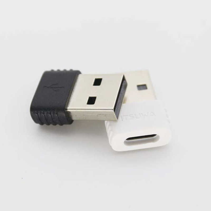 イツワ商事 イツワ商事 USB変換アダプタ ［USB-C オス→メス USB-A /充電 /転送］ ホワイト MHCA2101WH MHCA2101WH