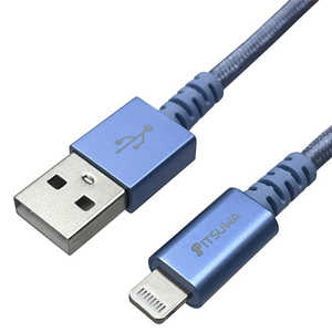 イツワ商事 MFIライトニング 充電通信ケーブル デザインタイプ 1.5M ブルー MLTD2215BL イツワ商事 MFIライトニング 充電通信ケーブル デザインタイプ 1.5M ブルー MLTD2215BL