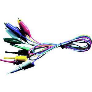 テイシン電機 ICテストリード 50cm シールドクリップS⇔ICクリップS TLA115 (1袋6本) テイシン電機 ICテストリード 50cm シールドクリップS⇔ICクリップS TLA115 (1袋6本)
