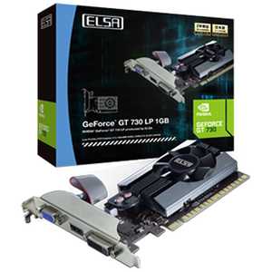 ELSA NVIDIA GeForce GT 730｢PCI-Express 2.0 x8(x16)･1GB｣｢バルク品｣ GD730-1GERL
