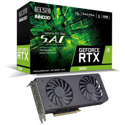 ELSA ELSA GeForce RTX 3060 S.A.C/L「バルク品」 GD3060-12GERSH ELSA ELSA GeForce RTX 3060 S.A.C/L「バルク品」 GD3060-12GERSH