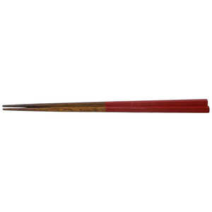 越前漆器 箸 五角刷毛目 赤 23.0 越前漆器 箸 五角刷毛目 赤 23.0