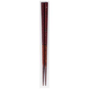 越前漆器 六角箸 乾漆貝入 朱 22.0 越前漆器 六角箸 乾漆貝入 朱 22.0