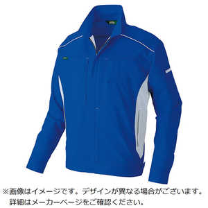 アイトス 長袖ブルゾン(男女兼用)AZ3530 ブルー×シルバーグレー 5L AZ35300065L アイトス 長袖ブルゾン(男女兼用)AZ3530 ブルー×シルバーグレー 5L AZ35300065L
